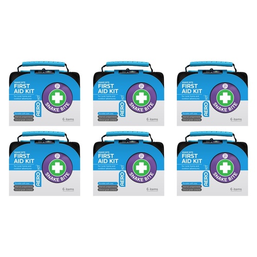 Aerokit Snake Bite Kit Softpack Black Pack of 6