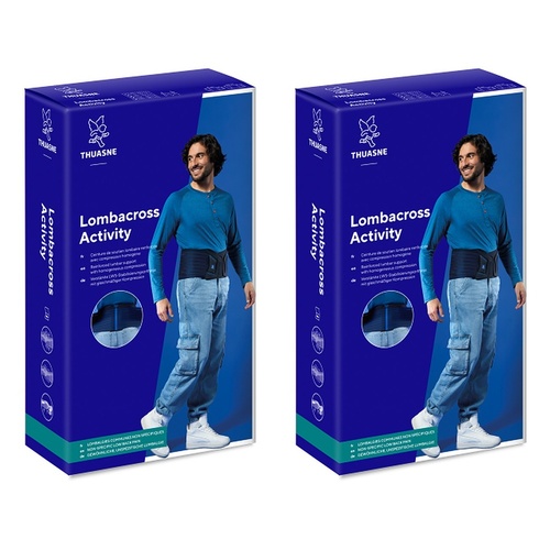 Thuasne Lombacross Activity Back Support Belt Size 3 Pack of 2