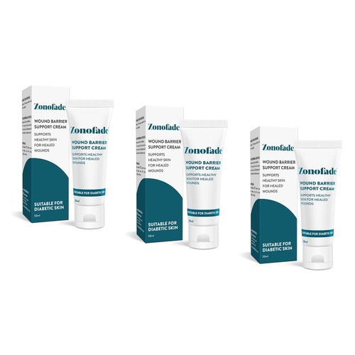 Zonofade Wound Barrier Cream 50ml Pack of 3
