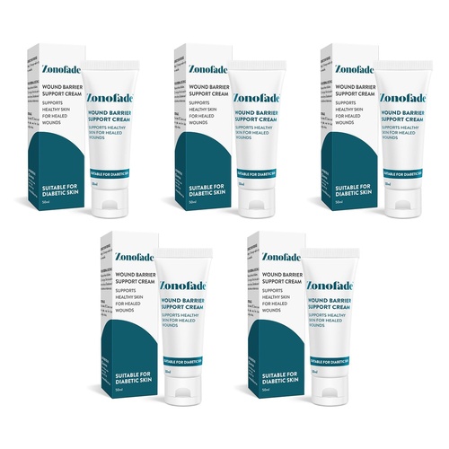 Zonofade Wound Barrier Cream 50ml Pack of 5