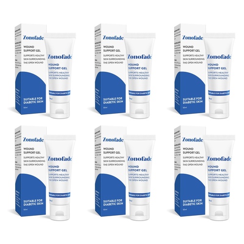 Zonofade Wound Support Gel 50ml Pack of 6