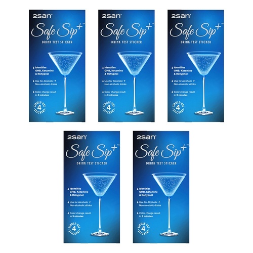 2San Safesip Plus 4 Pack Bundle of 5