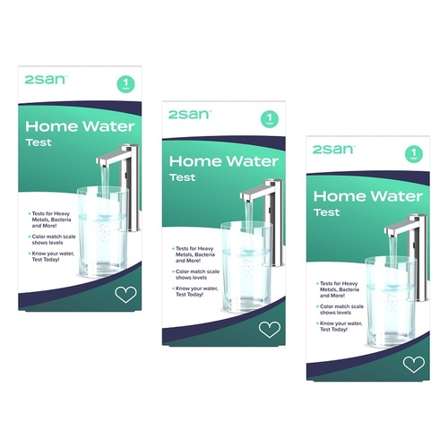 2San Home Water Test Pack of 3
