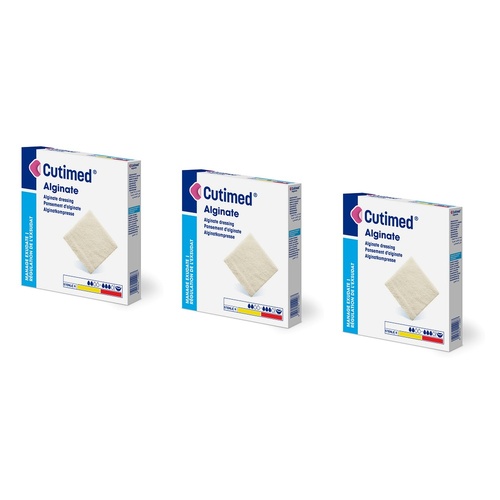 Cutimed Alginate Sterile Dressing 5cm x 5cm 10 Pack Bundle of 3