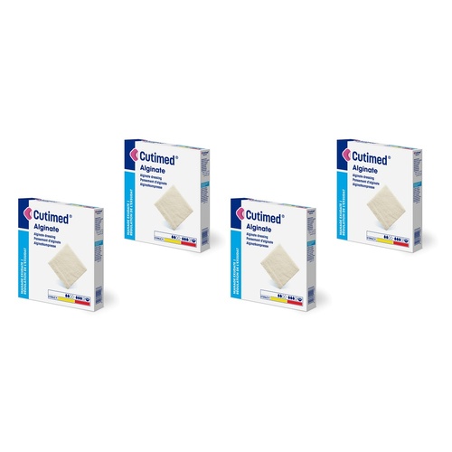 Cutimed Alginate Sterile Dressing 5cm x 5cm 10 Pack Bundle of 4