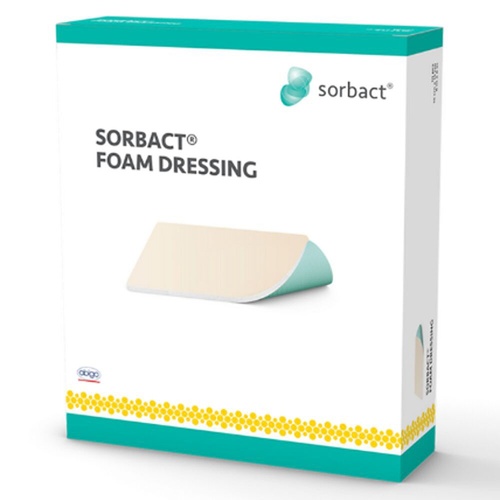 Cutimed Sorbact Foam Dressing Sterile 10cm x 10cm 10 Pack