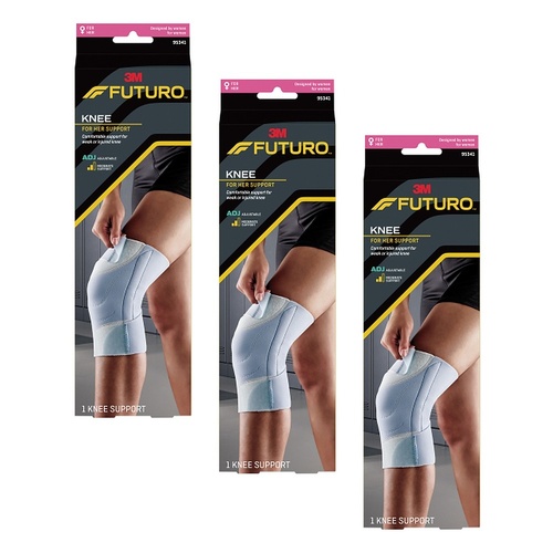 Futuro For Her Knee Support Adjustable Pack of 3