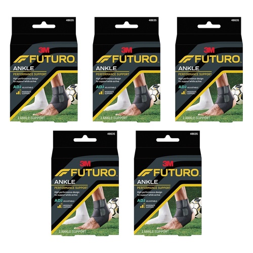 Futuro Performance Ankle Support Adjustable Pack of 5