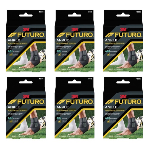 Futuro Performance Ankle Support Adjustable Pack of 6