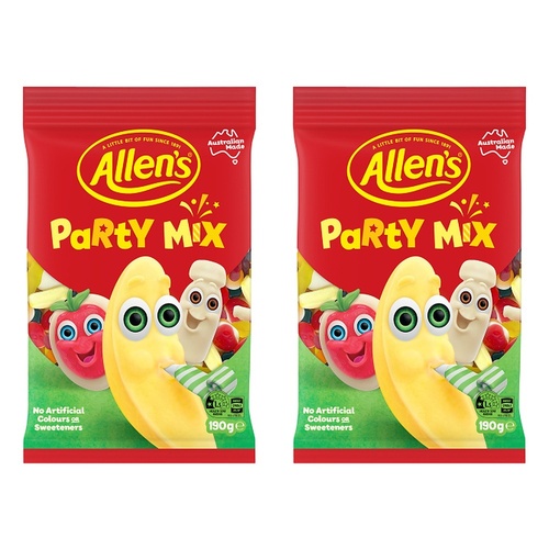 Allen's Party Mix 190g x 12 Bundle of 2