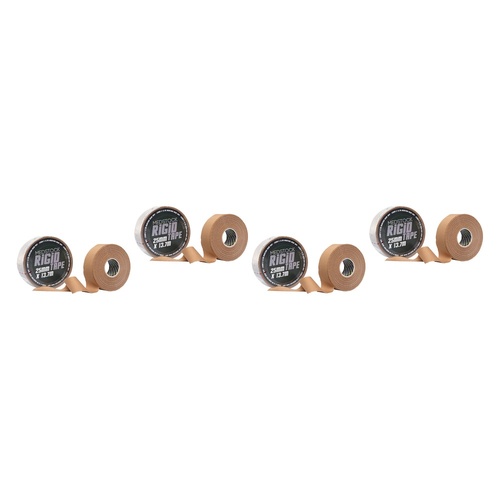 Medstock Rigid Strapping Tape Tan, 25 Millimetre, 13.7m Pack of 4
