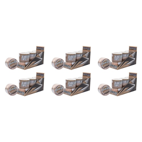 Medstock Kinesiology Tape Beige, 5m Roll Pack of 6