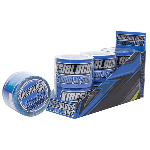 Medstock Kinesiology Tape Blue, 5m Roll