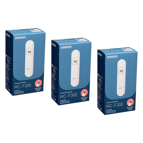 Omron Forehead Thermometer MC-F300 Pack of 3
