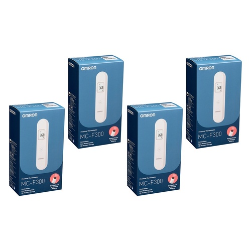 Omron Forehead Thermometer MC-F300 Pack of 4