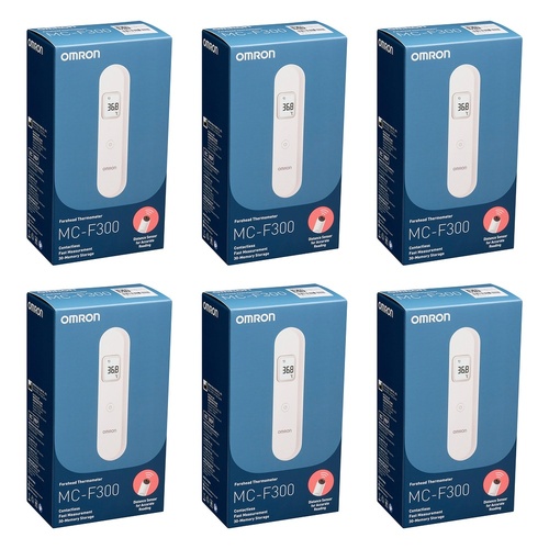 Omron Forehead Thermometer MC-F300 Pack of 6