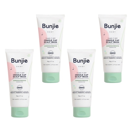Bunjie Cradle Cap Scalp Mask 90g Pack of 4