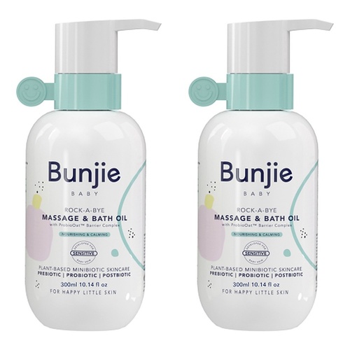 Bunjie Massage & Bath Oil 300mL Pack of 2