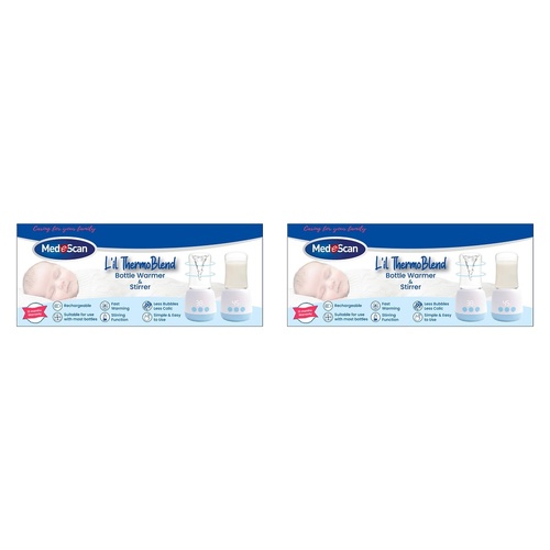 MedeScan L'il ThermoBlend Bottle Warmer & Stirrer Pack of 2