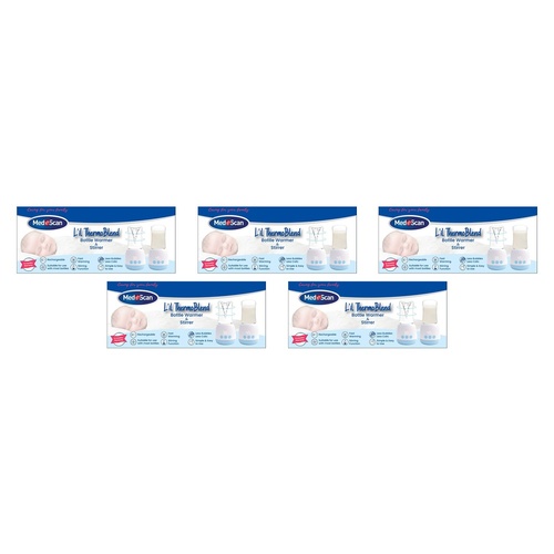 MedeScan L'il ThermoBlend Bottle Warmer & Stirrer Pack of 5