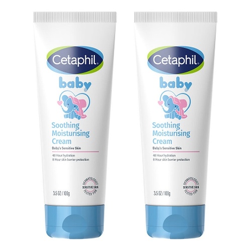 Cetaphil Baby Soothing Moisturising Cream 100g Pack of 2