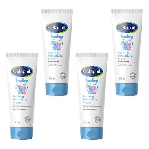 Cetaphil Baby Soothing Moisturising Cream 100g Pack of 4
