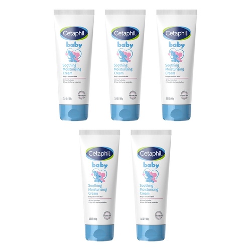 Cetaphil Baby Soothing Moisturising Cream 100g Pack of 5