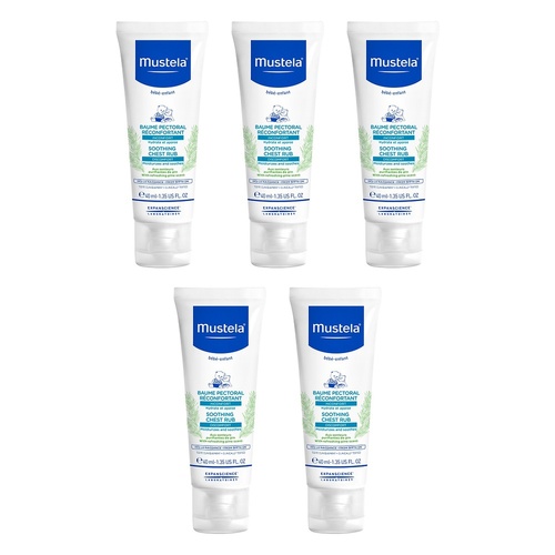 Mustela Soothing Chest Rub 40mL Pack of 5