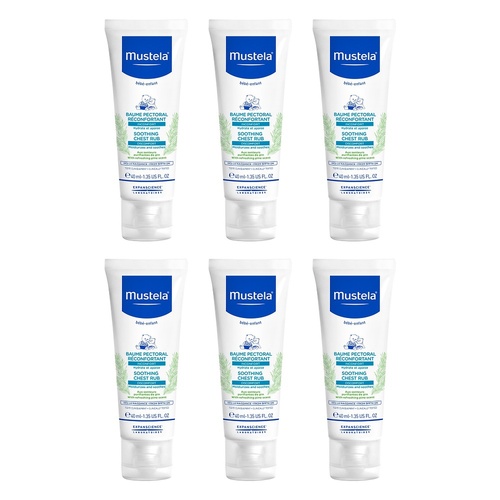Mustela Soothing Chest Rub 40mL Pack of 6