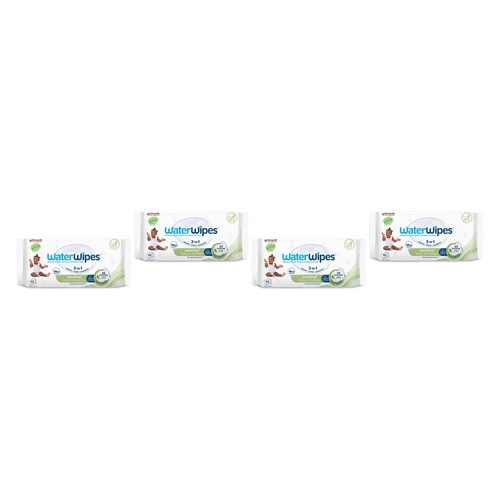 WaterWipes Baby & Toddler Textured Sensitive 60 Wipes Pack of 4