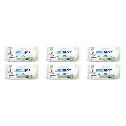 WaterWipes Baby & Toddler Textured Sensitive 60 Wipes Pack of 6