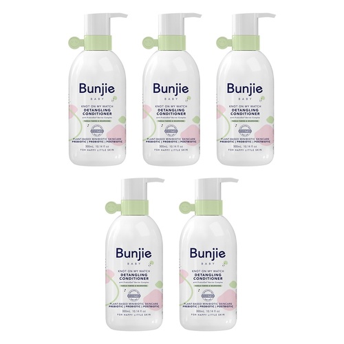 Bunjie Detangling Conditioner 300mL Pack of 5