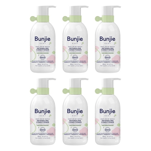 Bunjie Detangling Conditioner 300mL Pack of 6
