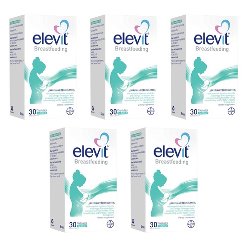 Elevit Breastfeeding 30 Capsules Pack of 5