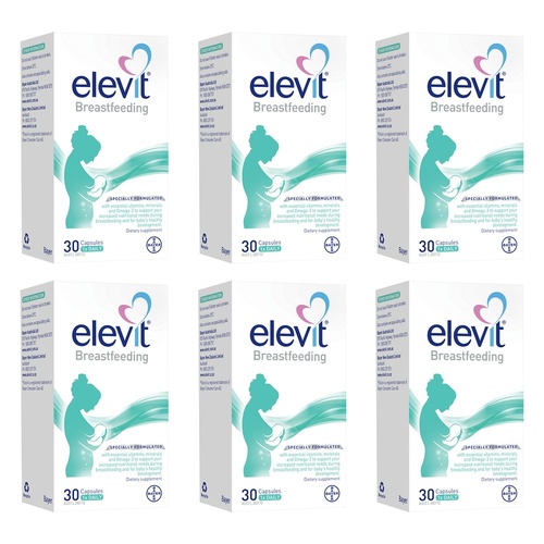Elevit Breastfeeding 30 Capsules Pack of 6