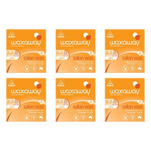 Waxaway Salon Wax 200g Pack of 6