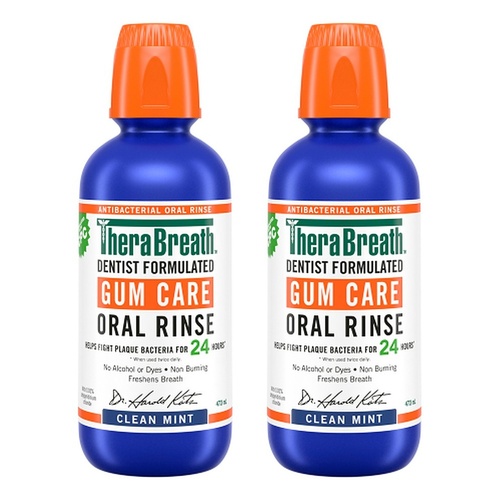 TheraBreath Gum Care Mouthwash 473mL Pack of 2