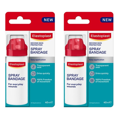 Elastoplast Second Skin Protection Spray Bandage 40mL Pack of 2