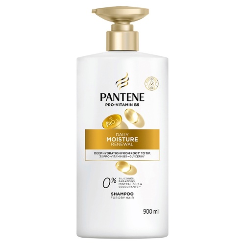 Pantene Pro-V Daily Moisture Renewal Shampoo for Dry Hair 900mL