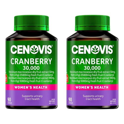 Cenovis Cranberry 30,000 90 Capsules Pack of 2