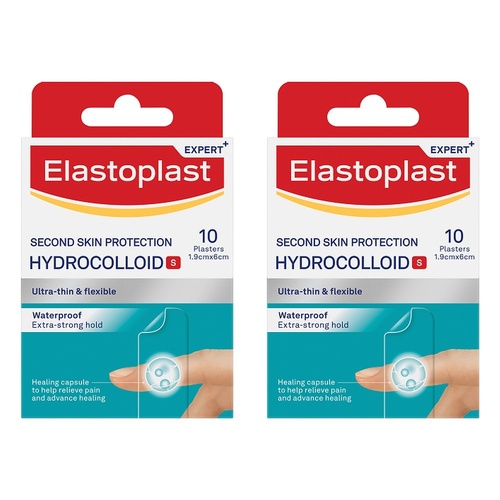 Elastoplast Second Skin Protection Hydrocolloid 10 Pack Bundle of 2