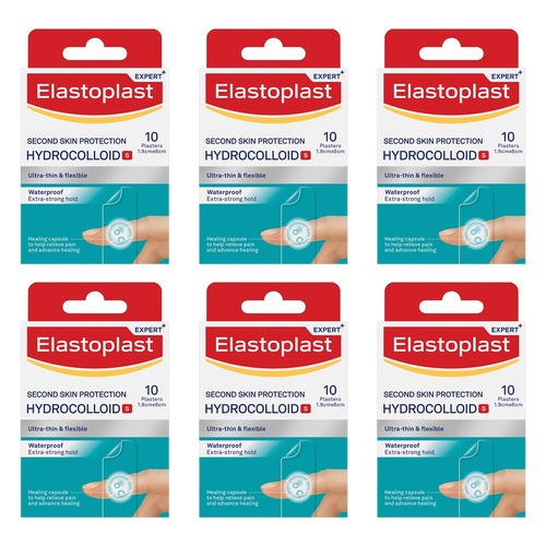 Elastoplast Second Skin Protection Hydrocolloid 10 Pack Bundle of 6