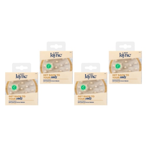 Lady Jayne Restorative Bamboo Scalp Brush x 3 Bundle of 4