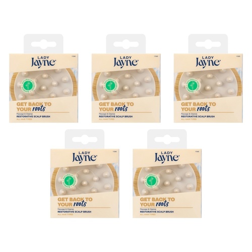 Lady Jayne Restorative Bamboo Scalp Brush x 3 Bundle of 5