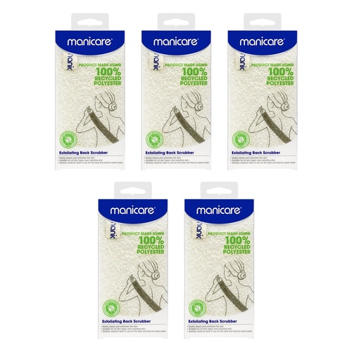 Manicare Exfoliating Back Scrubber x 3 Bundle of 5