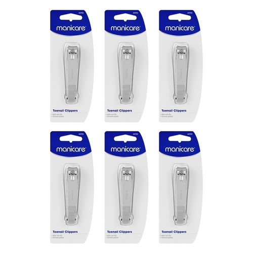 Manicare Clipper Toenail File Pack of 6
