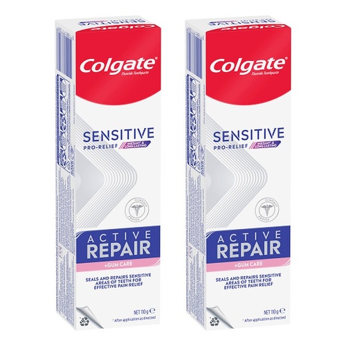 Colgate Sensitive Pro-Relief Active Repair Gum Care Toothpaste 110g Pack of 2
