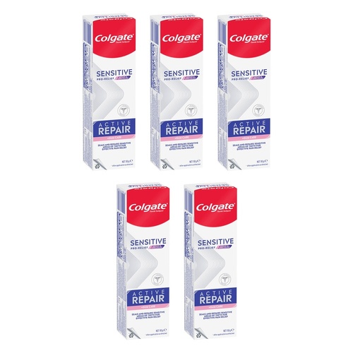 Colgate Sensitive Pro-Relief Active Repair Gum Care Toothpaste 110g Pack of 5