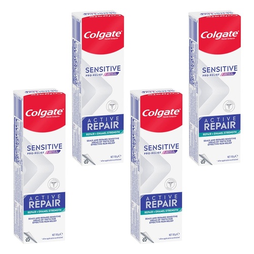 Colgate Sensitive Pro-Relief Active Repair Enamel Strength Toothpaste Pack of 4
