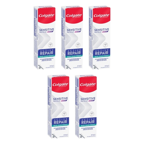 Colgate Sensitive Pro-Relief Active Repair Enamel Strength Toothpaste Pack of 5